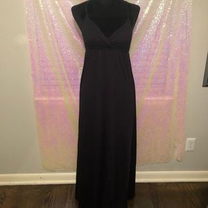 Black Spaghetti Strap Maxi Dress